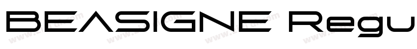 BEASIGNE Regular字体转换